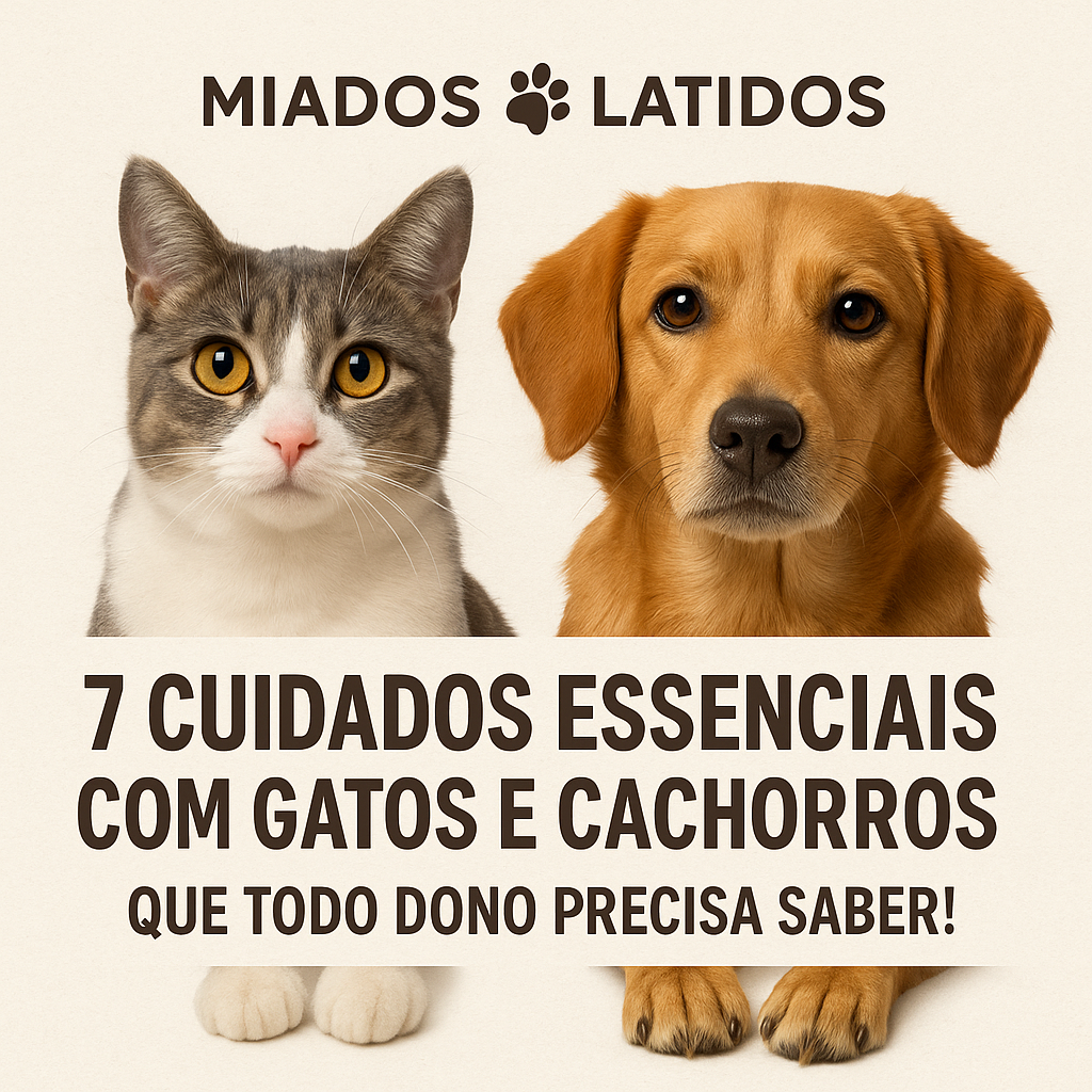 Leia mais sobre o artigo 7 Cuidados Essenciais com Gatos e Cachorros que Todo Dono Precisa Saber!